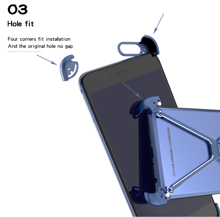 Case Huawei P10 Plus OATSBASF อลูมิเนียมอัลลอยด์ O-Ring Kickstand