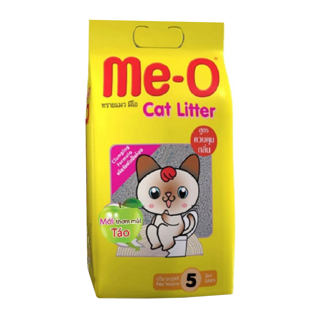 Me-O(มีโอ) ทรายแมวแอปเปิ้ล 5L