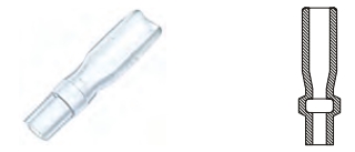 ปลอกหุ้มหางปลาใส,PVC wire harness connector and terminal