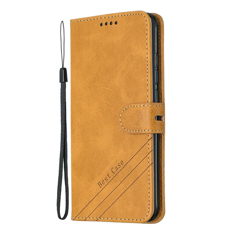 เคส Huawei Y7 2019 #เคสแบบฝาพับสไตล์กระเป๋าสตางค์หนัง PU มีสายคล้องมือ