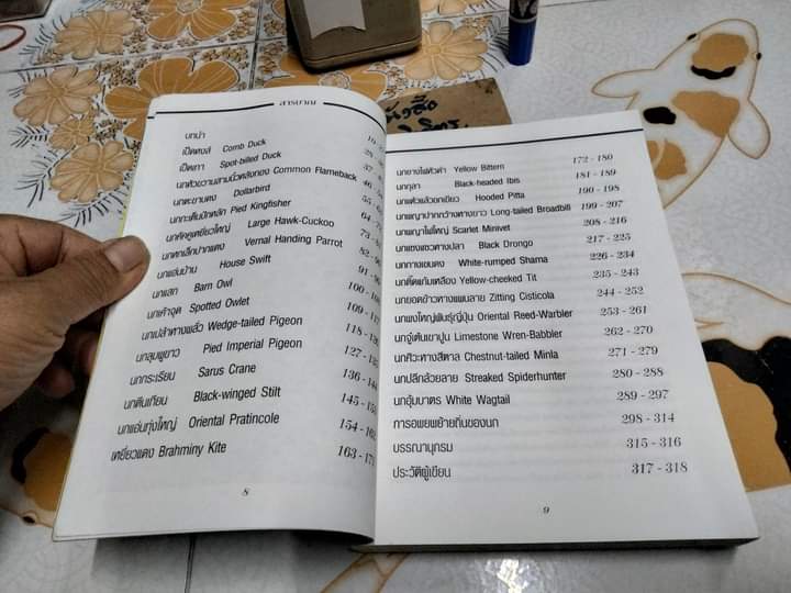 ชีวิตนก Bird Life จากบันทึก เเละความทรงจำ เล่ม 3 โดย สุธี ศุภรัฐวิกร พิมพ์ปี พ.ศ.2540