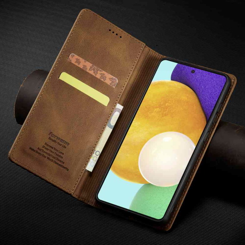 Case iPhone 13 Pro Max #เคสฝาพับหนัง PU สไตล์กระเป๋าสตางค์พร้อมช่องใส่การ์ด Fashion Retro Card Slot Wallet Flip Cover PU Leather Phone Case