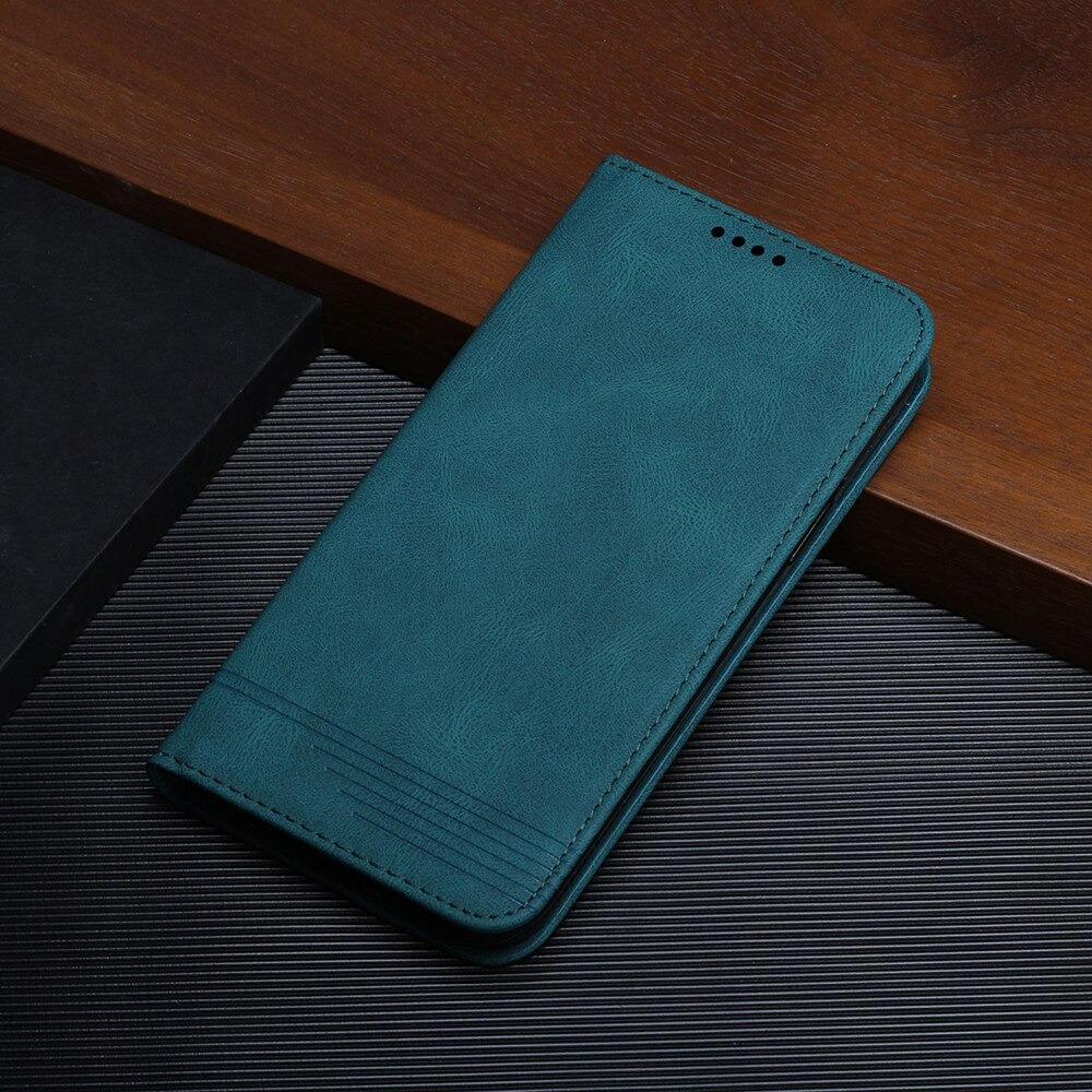 เคส Samsung Galaxy S21 FE 5G #เคสฝาพับหนัง PU สไตล์กระเป๋าสตางค์พร้อมช่องใส่การ์ด Luxury Flip Stand Card Phone Leather Wallet Cover Casing Auto-absorbed Smartphone