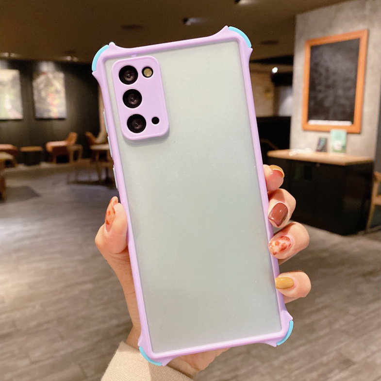 เคส OPPO Reno 5 Pro 5G #เคสฝาหลังขอบซิลิโคนิ่ม Fashion Color Liquid Frame Anti-fall Phone Case