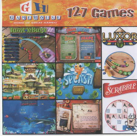 Game House 127 Games ( 1 CD )
