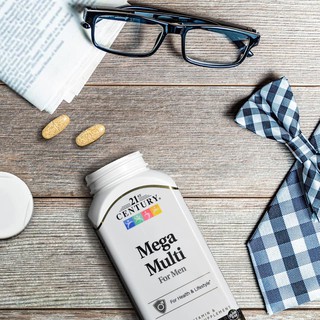 21st Century® Mega Multi for Women and Men 90 Tablets วิตามินและแร่ธาตุรวม