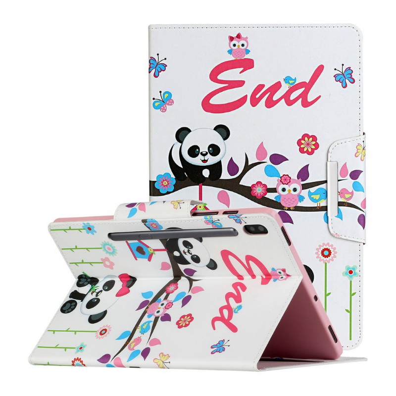Case Samsung Galaxy Tab S6 T860 T865 #เคสฝาพับหนัง PU พิมพ์ลายสวยๆ Pattern Printing PU Leather Flip