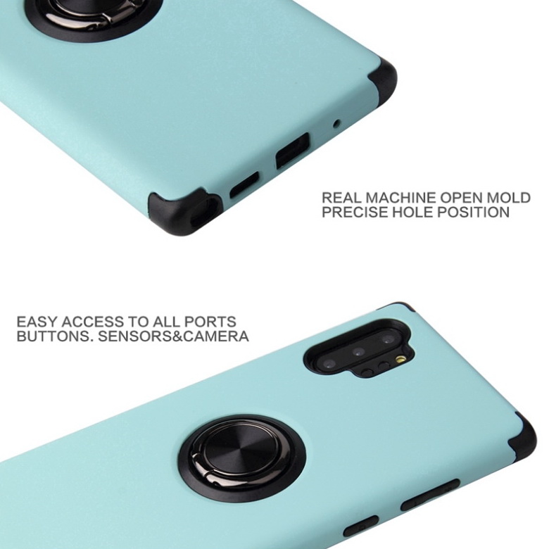 Case Samsung Galaxy Note 10+ #เคสฝาหลัง Hybrid TPU+PC มีแหวนสวมนิ้ว
