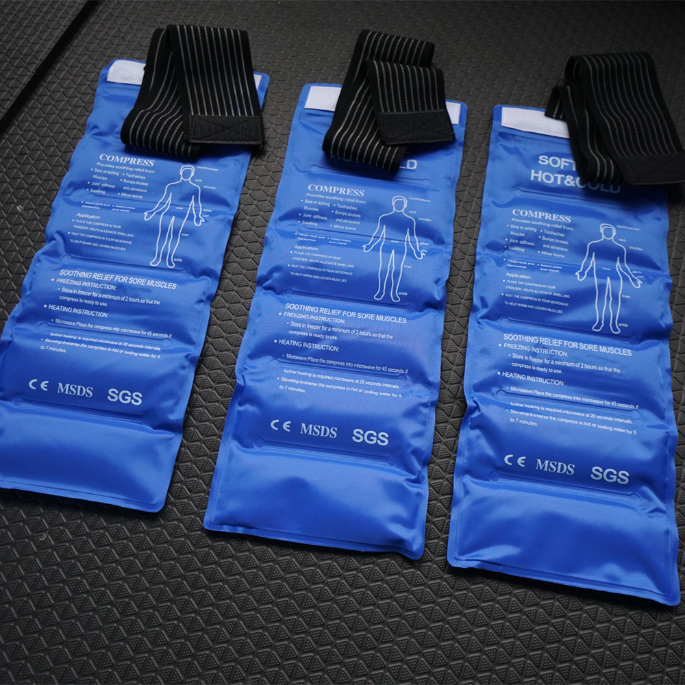 เจลประคบร้อนเย็น มีสายรัด ขนาด 17 X 45 cm (ZZ2)