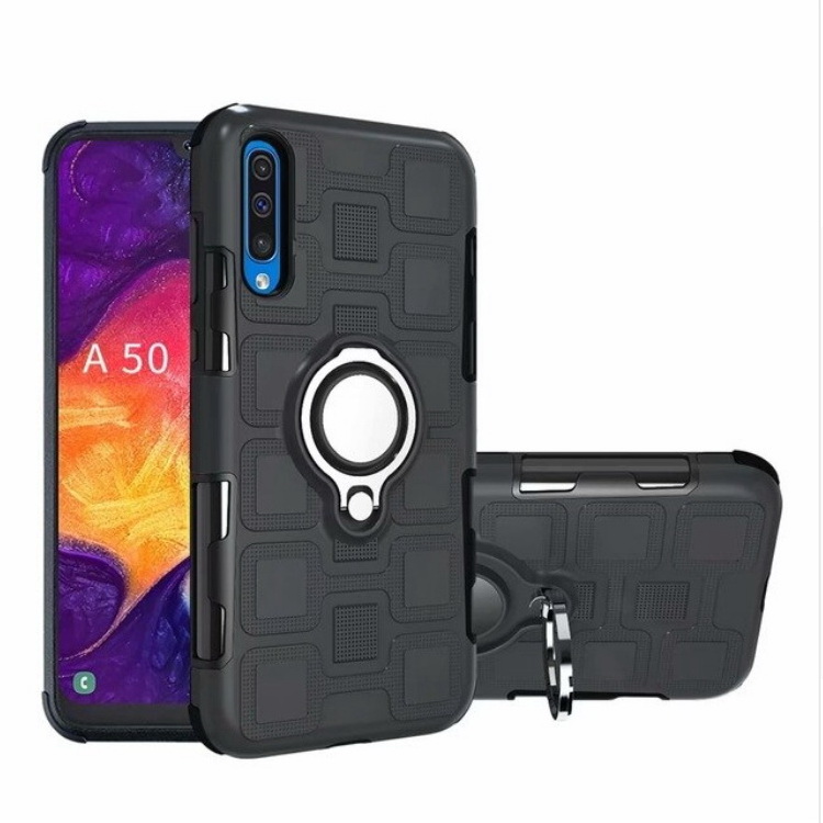 เคส Samsung Galaxy A50 / A50s / A30s #เคสฝาหลัง Hybrid TPU+PC มีแหวนสวมนิ้ว