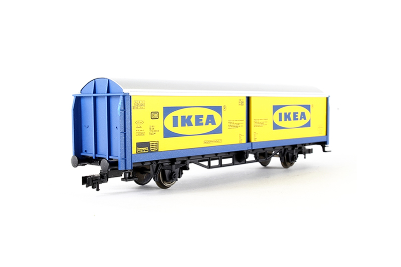 Fleischmann IKEA Container Wagon - N Scale *** Rare item !!! ***