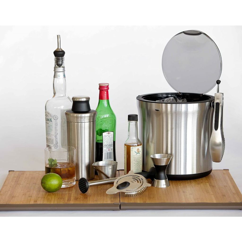 OXO® Steel Angled Measuring Jigger จิกเกอร์ ถ้วยตวงสแตนเลส