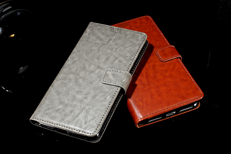 Case iphone 7 เคสฝาพับหนัง PU ผิวมันลายหนังวัว สไตล์กระเป๋าสตางค์ สีสันสวยงาม