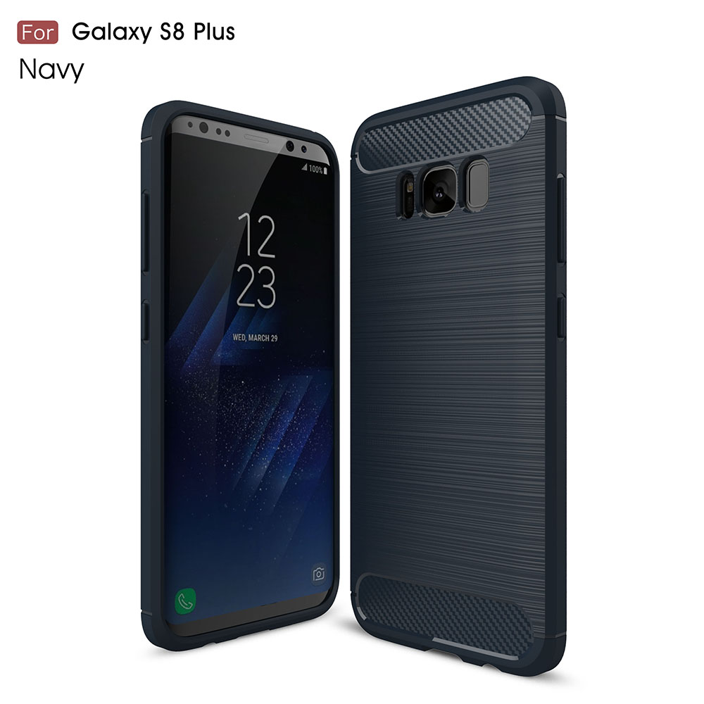 Case Samsung Galaxy S8 Plus #เคสฝาหลังตกแต่งด้วยคาร์บอนไฟเบอร์ที่ปลายทั้งสองด้าน