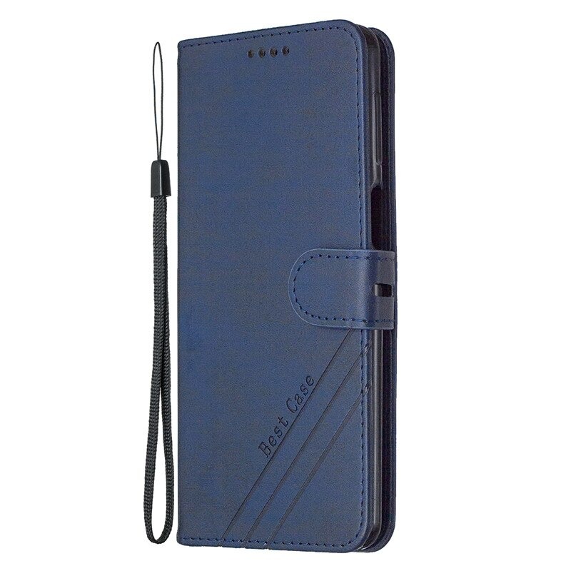 Case Xiaomi Mi 11 #เคสฝาพับสไตล์กระเป๋าสตางค์หนัง PU มีสายคล้องมือ