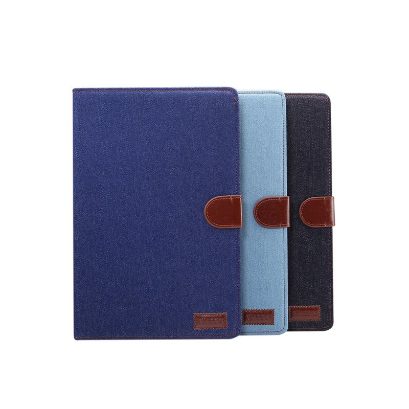 Case Huawei MediaPad M6 8.4 #เคสฝาพับหนัง PU ผิวยีนส์พับตั้งได้ Jeans Cloth Leather Wallet