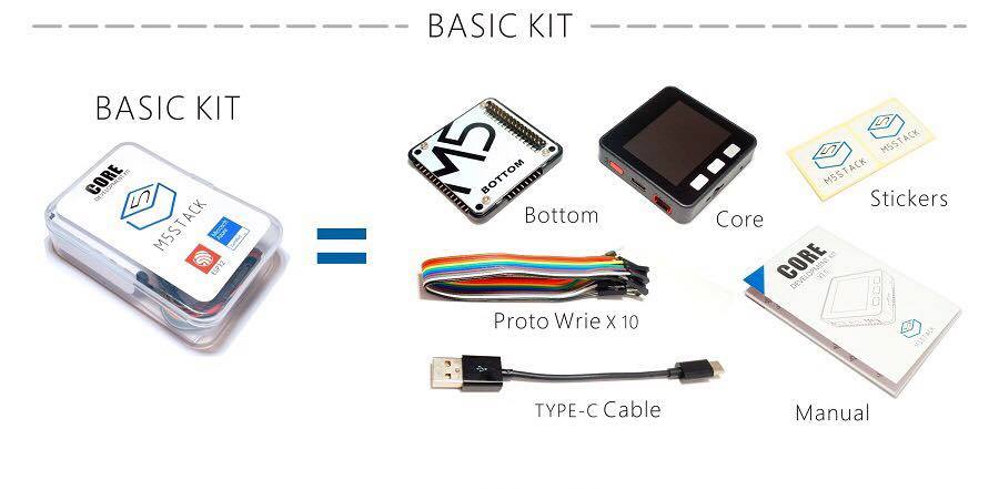 M5Stackอย่างเป็นทางการในสต็อกESP32 Mpu9250 9 Axies Motion Sensor CoreพัฒนาชุดExtensible IoT
