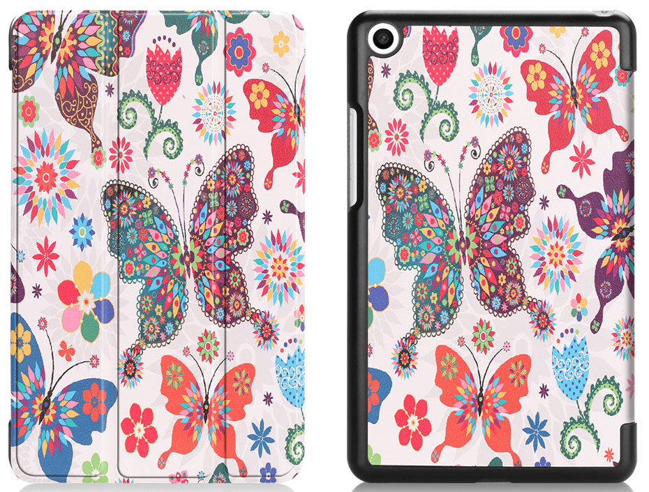 Case Xiaomi Mi Pad 4 #เคสฝาพับพิมพ์ลาย Pattern Printing Smart Tri-fold Leather Stand Case