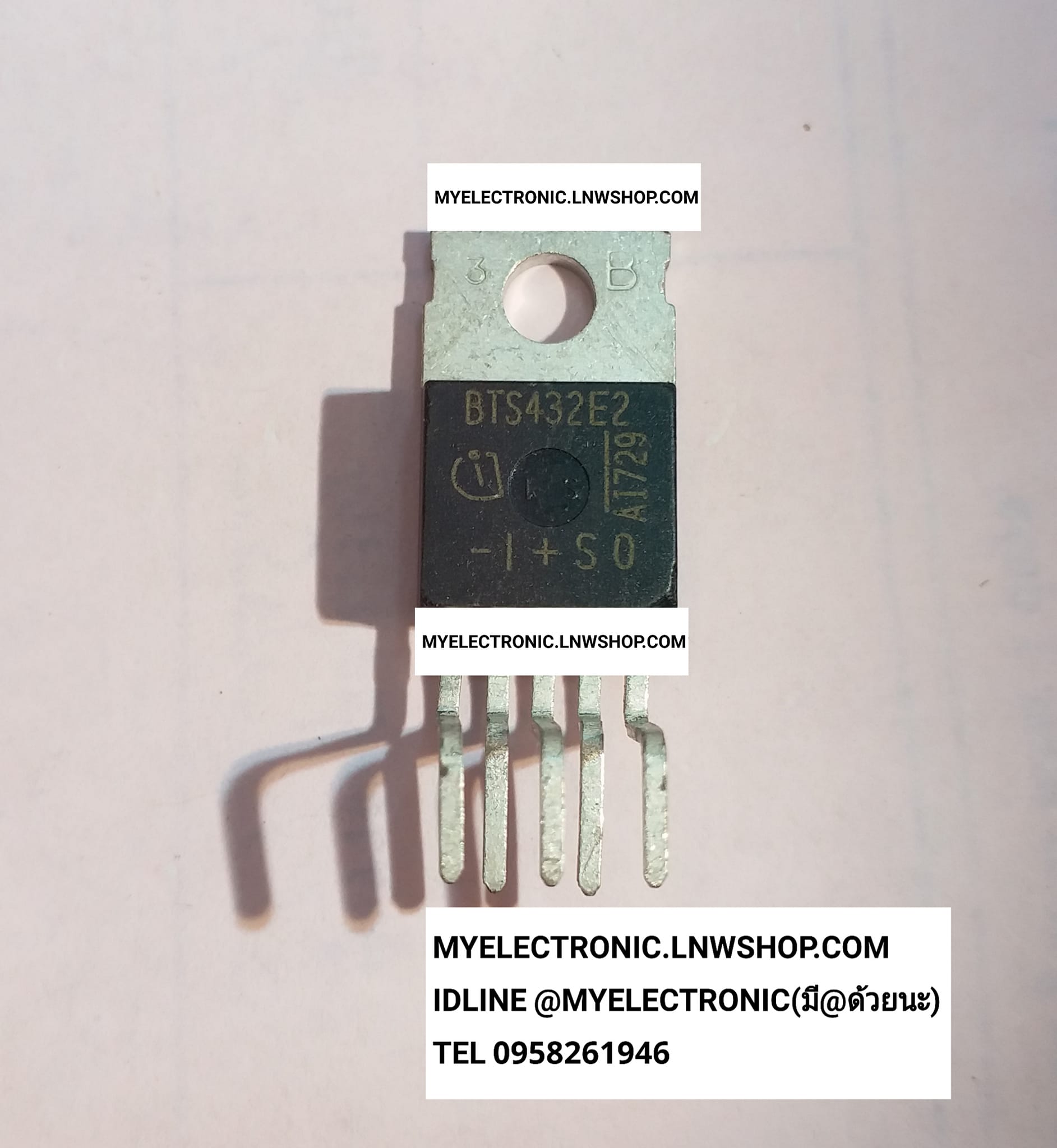 ขาย BTS432E2 ไอซี ICตัวถัง TO-220/5 ขา ยี่ห้อ อินเตอร์ซิล INTERSIL ราคา ตัวละ . . . หน่วย บาท