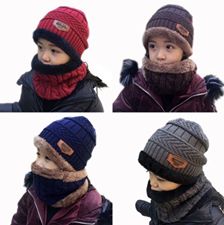 set หมวกไหมพรม สำหรับเด็ก 2 ถึง 14 ปี