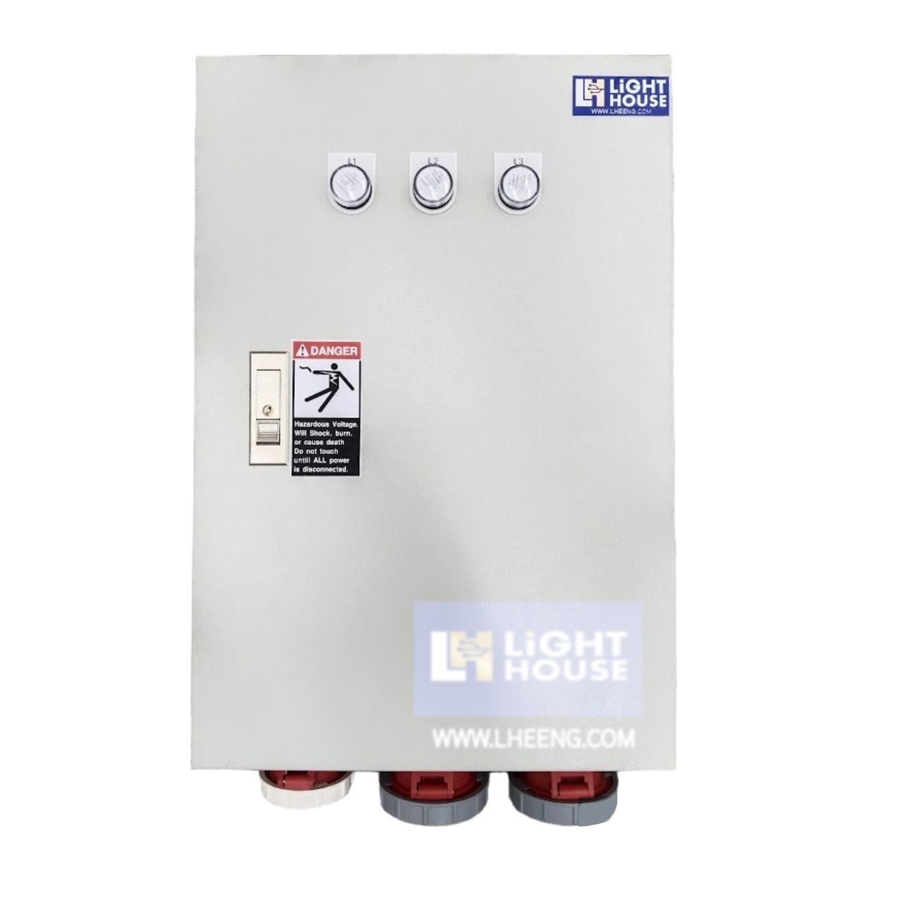 ตู้ POWER PLUG 3P+E 16A,32A MAIN 63A DAKO