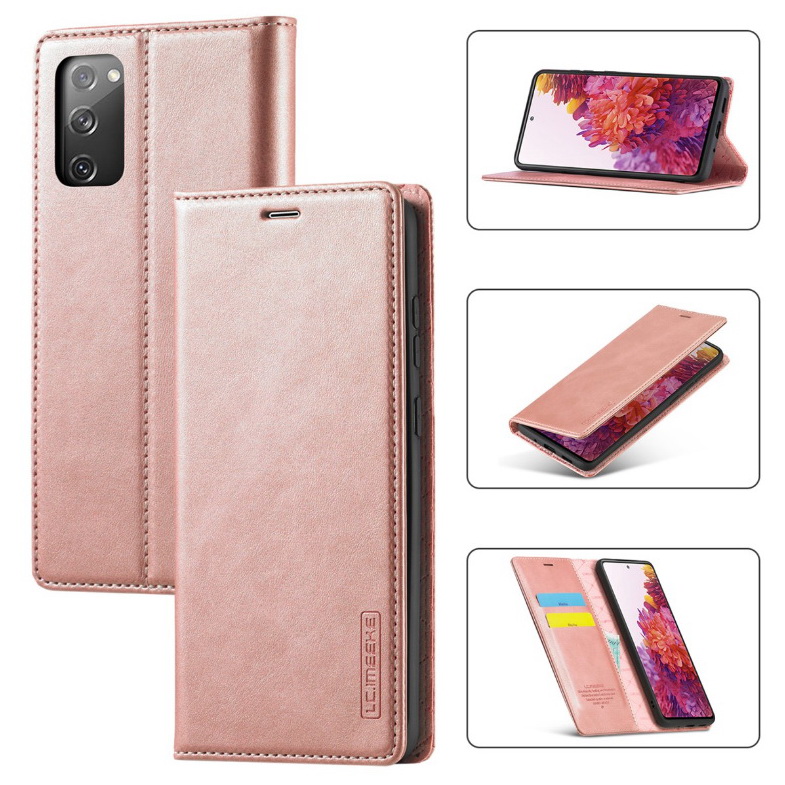 เคส Samsung Galaxy S20 FE / S20 FE 5G #เคสฝาพับหนัง PU คุณภาพดีสไตล์กระเป๋าสตางค์พร้อมช่องใส่การ์ด Case with Magnetic Closing Clasp Stand Card Slots Casing