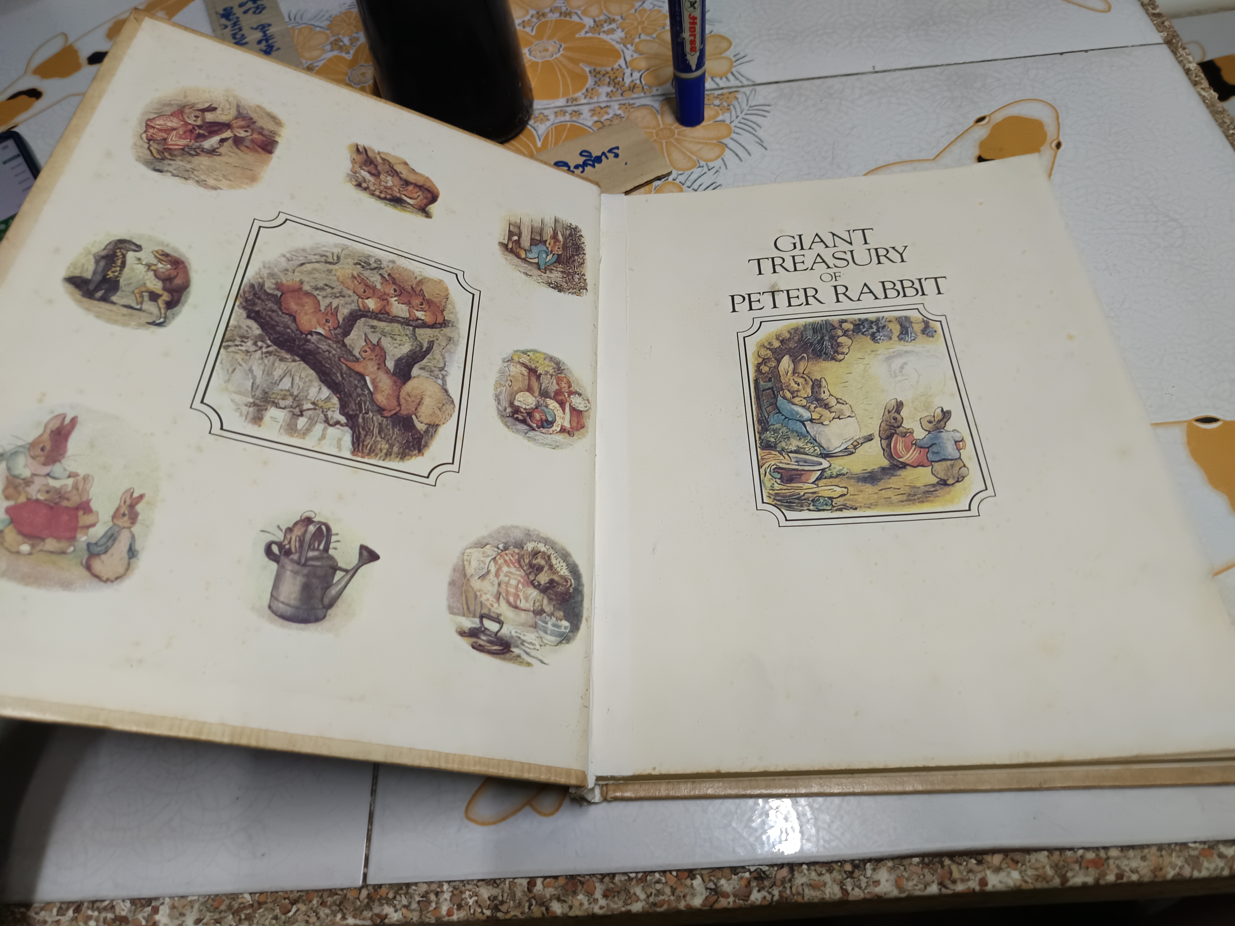 Giant Treasury of Peter Rabbit by Beatrix Potter New York: Derrydale Books, 1980. Early Edition.