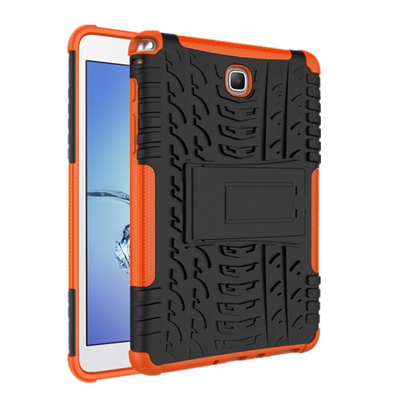 Case Samsung Galaxy Tab A 8.0นิ้ว T350 T355 / P350 P355 #เคสฝาหลังไฮบริด Cool Tyre PC+TPU Combo Cover with Kickstand