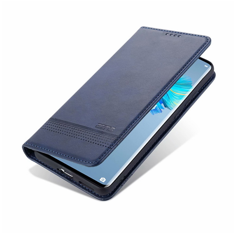 เคส Huawei Mate 40 Pro #เคสฝาพับ AZNS สไตล์ Retro หนัง PU มีช่องเสียบการ์ด