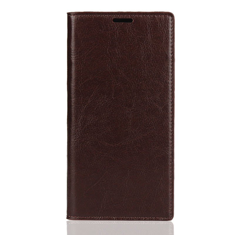 Case Samsung Galaxy Note 10+ #เคสฝาพับหนังแบบกระเป๋าสตางค์คุณภาพดี Crazy Horse Genuine Leather Cover