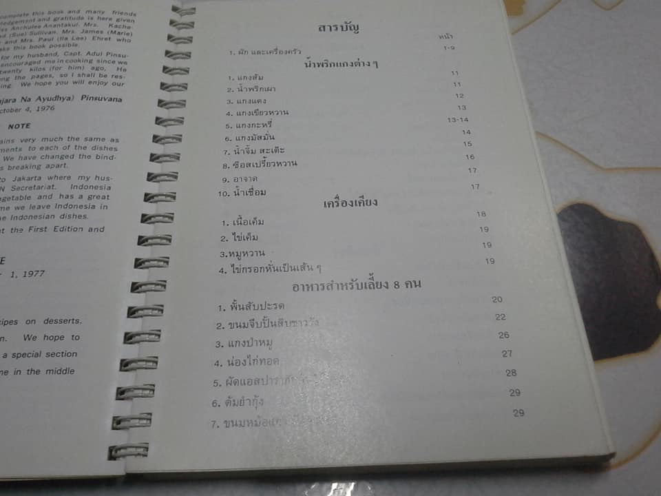 ตำราอาหารไทยในต่างแดน (Cooking Thai Food in American Kitchens) เล่ม 1 - มลุลี (กุญชร ณ อยุธยา) ปิ่นสุวรรณ์ **สินค้าหมด**