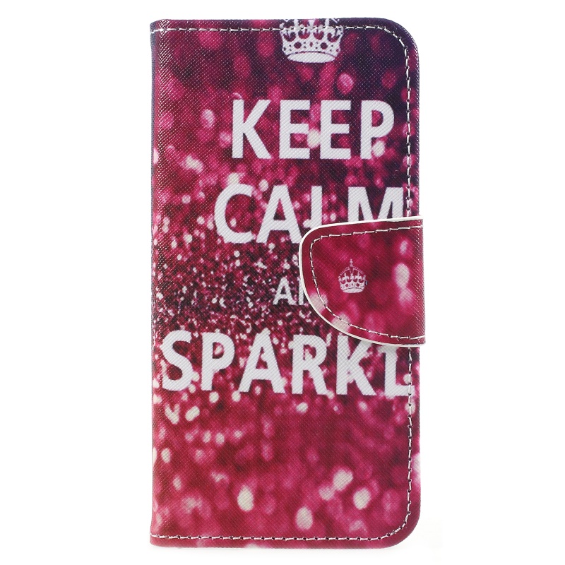 Case Huawei P30 #เคสฝาพับหนัง PU Cross Texture Patterned Leather Wallet Cover พิมพ์ลายน่ารักๆ
