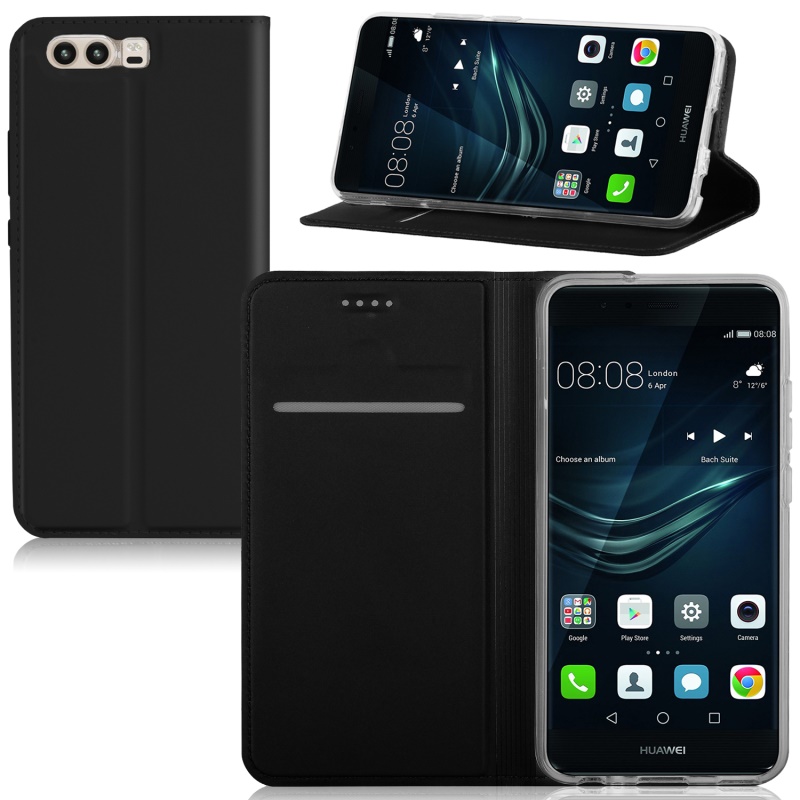 เคส Huawei P10 เคสฝาพับหนัง PU คุณภาพดีมีช่องเสียบบัตร