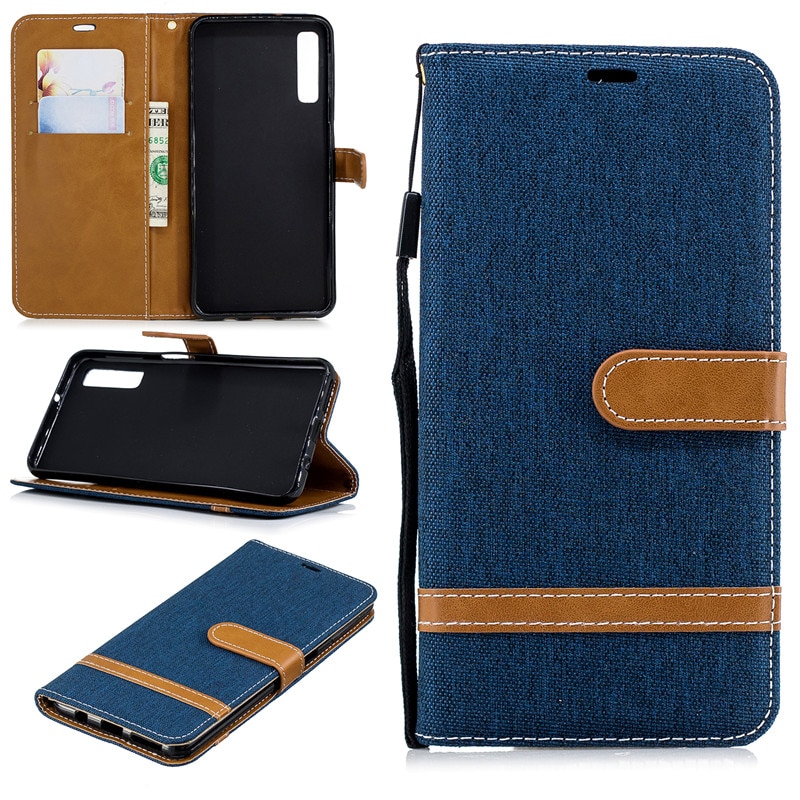 Case Huawei P30 #เคสฝาพับหนัง PU พร้อมสายคล้องมือ สีสันสวยงามทันสมัย