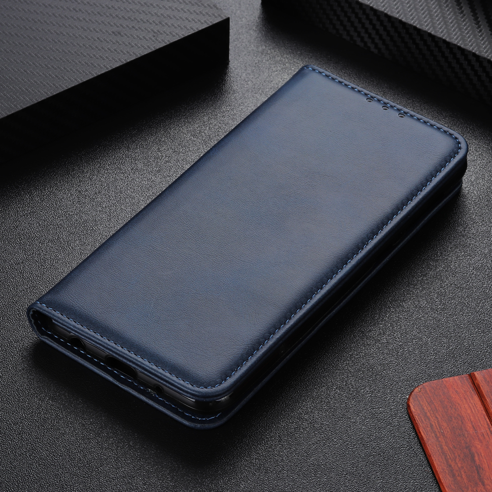 เคส Huawei P30 #เคสฝาพับแบบกระเป๋าสตางค์ Auto-absorbed Split Leather อัตโนมัติดูดซับ
