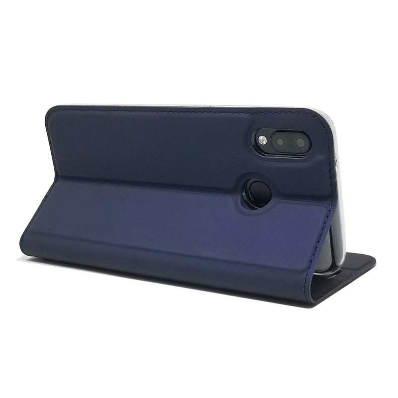 Case Huawei Nova 3e/P20 Lite #เคสฝาพับหนัง PU Magnetic Adsorption Stand Leather Card Holder