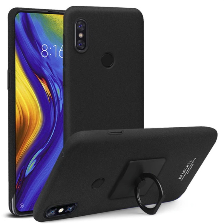 เคส Xiaomi Mi Mix 3 #เคสฝาหลัง IMAK Ring Holder Kickstand Frosted Hard Plastic ขาตั้งแหวน + ฟิล์มกันรอยหน้าจอ