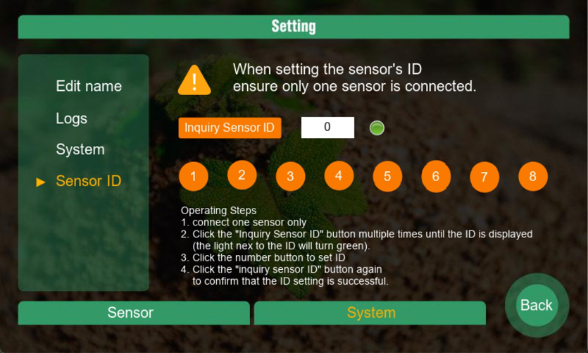เซ็นเซอร์วัดค่าในดิน 8-in-1 แบบ Muti Sensor node ผ่านกล่องควบคุมBOX Control
