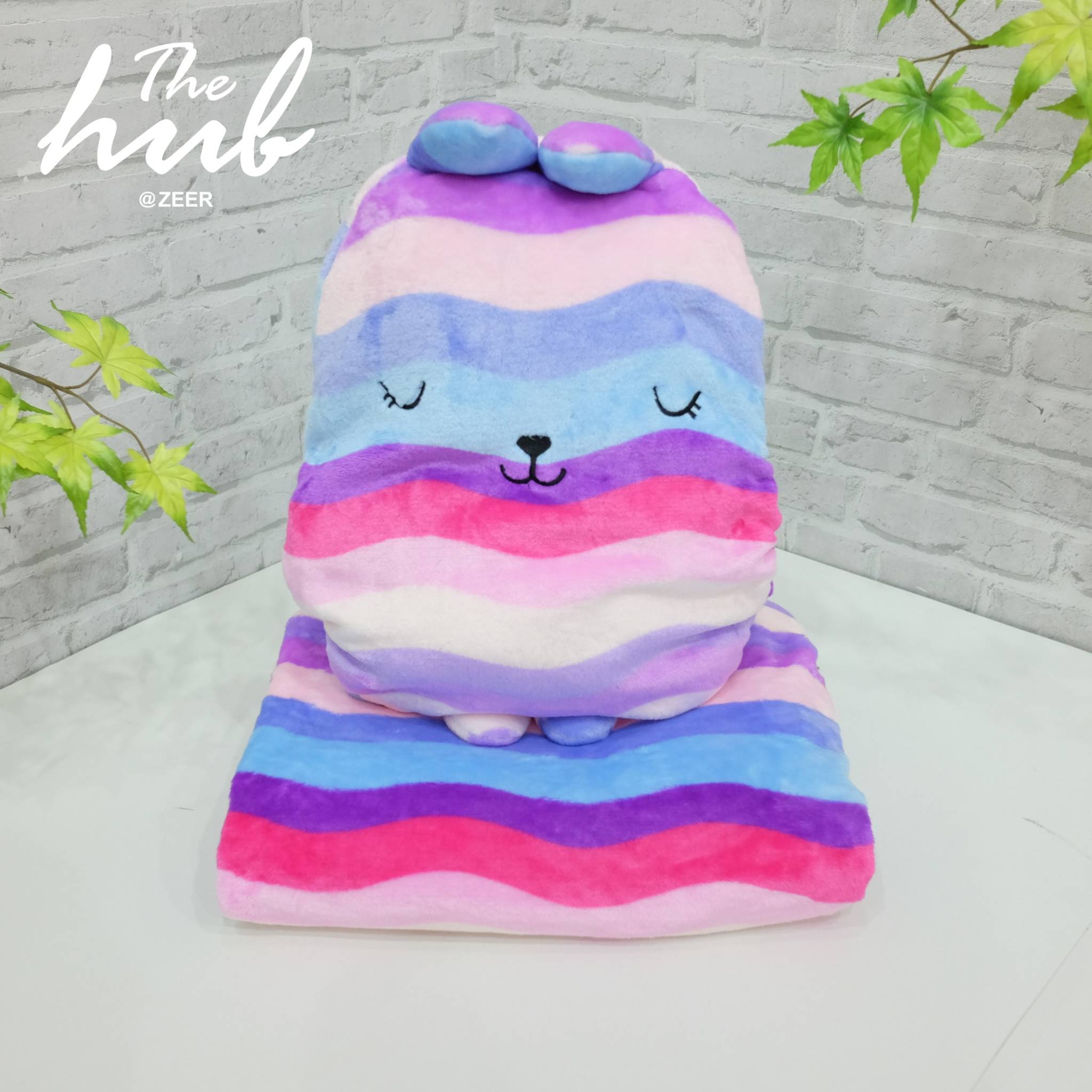 หมอนผ้าห่มคราฟคัลเลอร์ฟูล