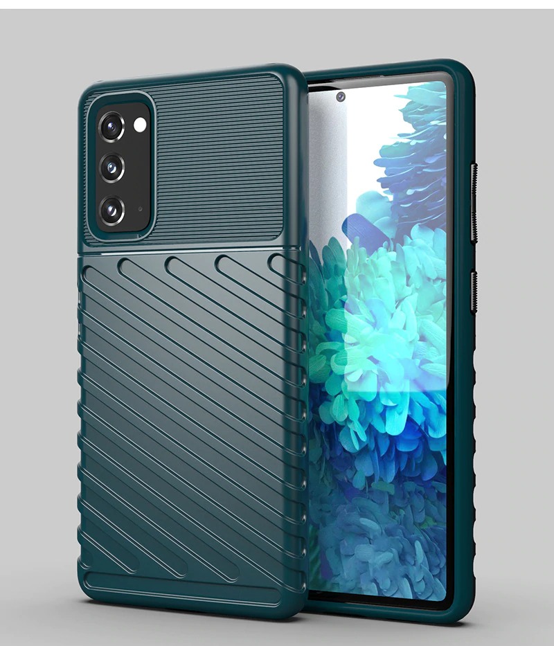 Case Samsung Galaxy M51 #เคสฝาหลัง TPU อ่อน Thunder Series Twill Texture Soft TPU