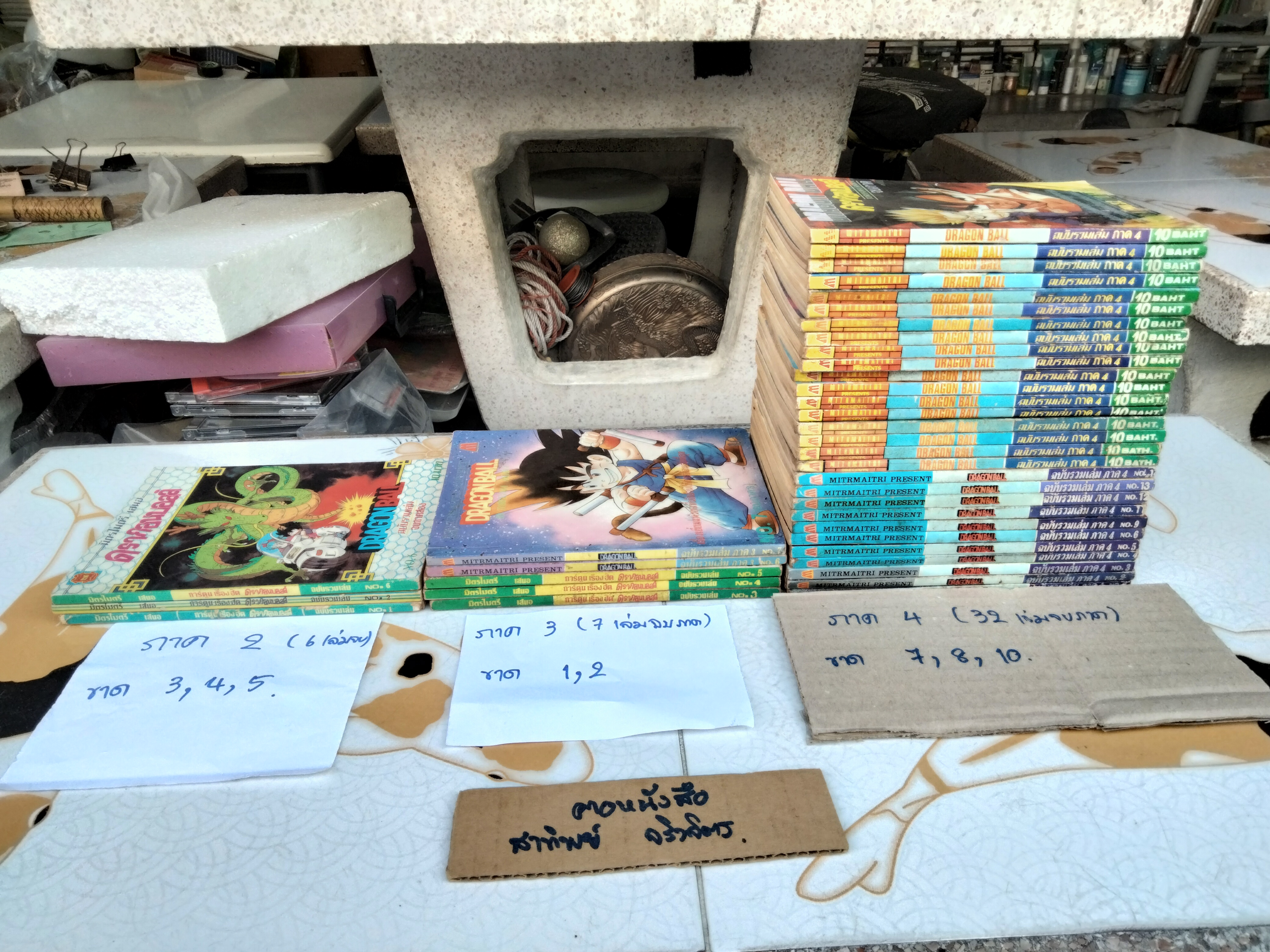 DRAGON BALL ดรากอนบอลล์ #มิตรไมตรี #การ์ตูนก่อนลิขสิทธิ์ (รวม 37 เล่ม-ไม่ครบ)
