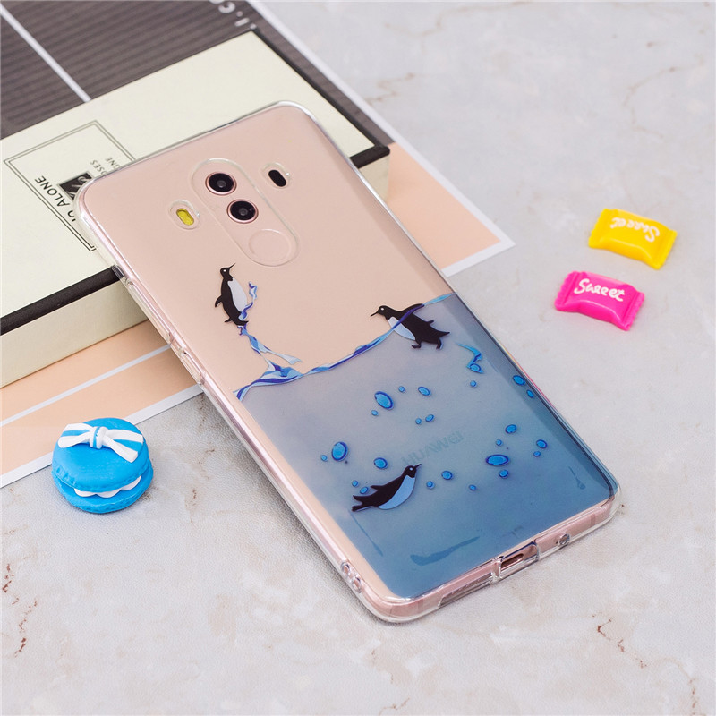 Case Huawei Mate 10 Pro #เคสฝาหลังนิ่มพิมพ์ลาย Pattern Printing IMD Soft TPU