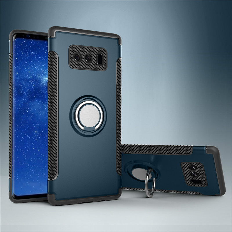 เคส Samsung Galaxy Note 8 N950 #เคสฝาหลัง Holder Kickstand TPU + PC Comboสวยงามทันสมัย