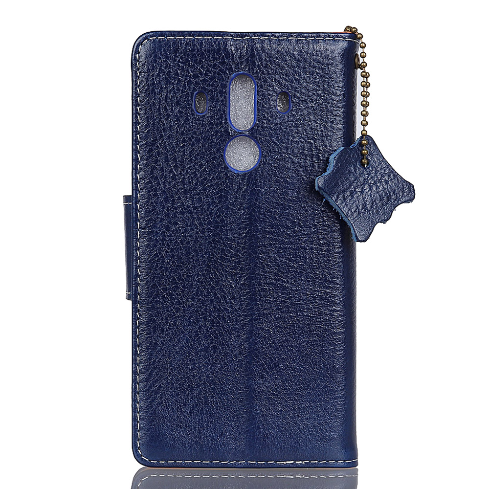 เคส Huawei Mate 10 Pro #เคสสไตล์กระเป๋าสตางค์หนังแท้ Crazy Horse Genuine Leather Wallet