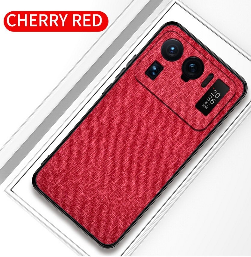 เคส Xiaomi Mi 11 Ultra #ฝาหลังเคลือบผิวผ้า Matte Cloth PU + PC + TPU Hybrid