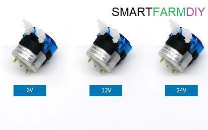 ปั้มดูดจ่ายผสมปุ๋ย Peristaltic Pump 6V/ 12V/ 24V Mini Sweep Robot DC Gear Pump