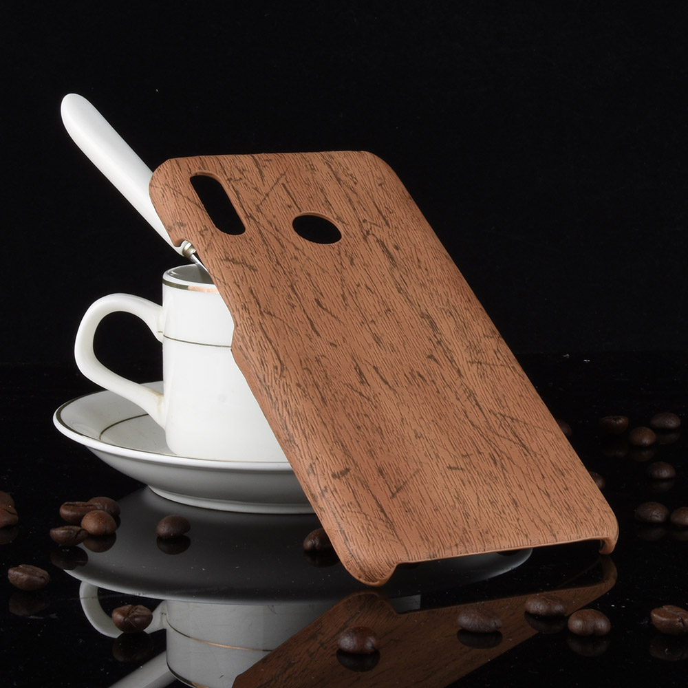 เคส Huawei nova 3i #เคสฝาหลังพลาสติกแข็งเคลือบผิวลายไม้สีสันสดใส Wood Texture PU Leather Coated