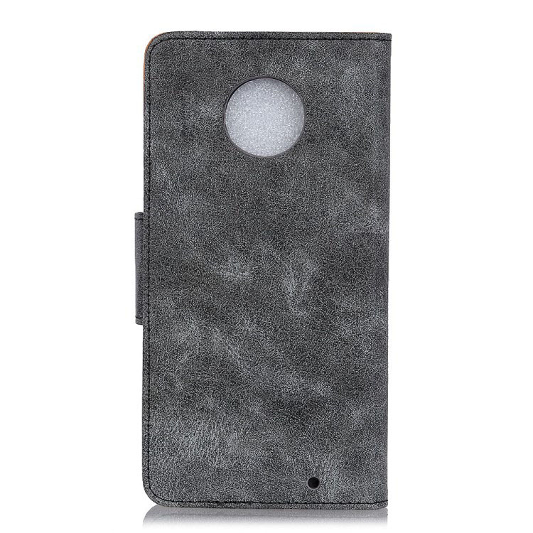 Case Moto G6 Plus #เคสฝาพับแบบกระเป๋าสตางค์สไตล์วินเทจ Vintage Style Wallet Leather