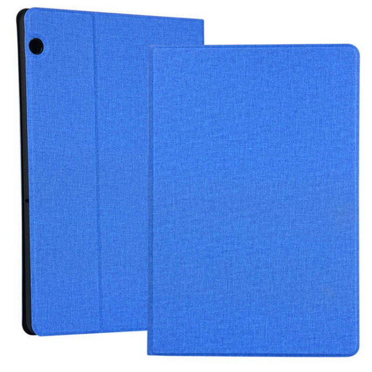 Case Huawei MediaPad T5 10 #เคสฝาพับหนัง PU ผิวเนื้อผ้าพับตั้งได้สีสันสวยงาม