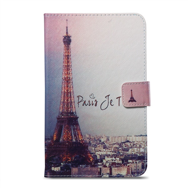 Case Samsung Galaxy Tab A 10.1 (2016) with S Pen P580 P585 #เคสฝาพับหนัง PU พิมพ์ลายมีช่องใส่บัตร